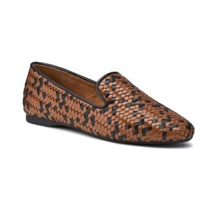 The Starling Flat in Cognac Basketweave